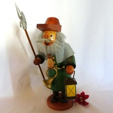 Erzgebirge Räuchermännchen 29,7 cm Christian Ulbricht Nachtwächter / ev 673(81)