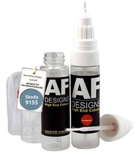 Lackstift für Skoda 9155 Polar Blau Metallic Klarlack schnelltrocknend Tupflack 