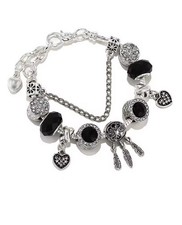 Bettelarmband Mit Charms Anhänger Edelstahl Armband  Armkette  Neu