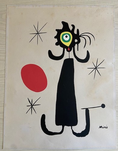 Joan miro lithographie - joan,
