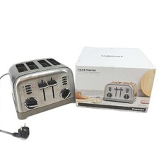 Cuisinart Toaster Küchengeräte CPT180E Edelstahl Bagelfunktion einfach bedienbar