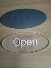 Laden - Tür - Schild oval