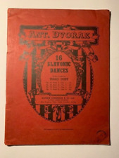 Noten. Dvorak. 16 Slavonic Dances. Opus 46. Book II.   Piano Duet.