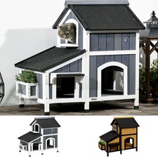 PawHut Katzenhaus aus Holz