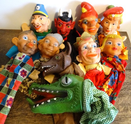 Handpuppen teufel polizist - 10,