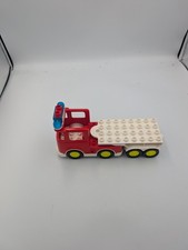 1x LEGO DUPLO LKW FEUERWEHRAUTO MIt ANHÄNGER Aus 10969