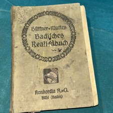 Badisches Realienbuch Hüffner -Mattes