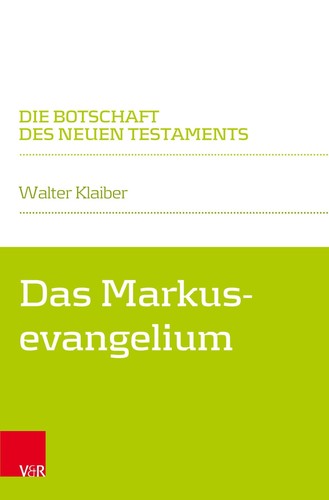 Das markusevangelium walter - das,