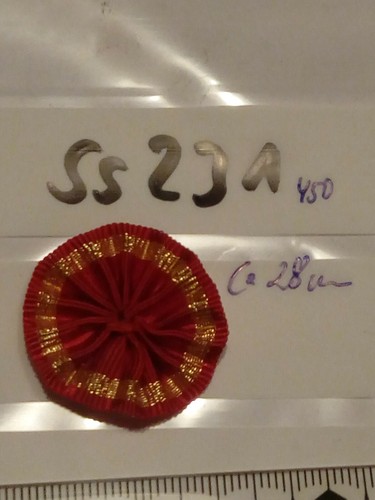 Kokarde rosette rot gold - rosette,