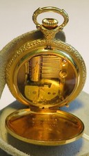 Reuge Swiss kleine Taschenuhr Musik Walzen Spielwerk Walzenspieluhr