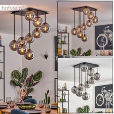 Decken Leuchte Lampe Rauchglas