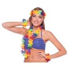 4-tlg. HAWAII LEIS BLÜTEN SET