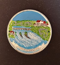 Alte Auto Plakette Rheinfall Oldtimerplakette