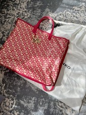 Pinko Tote Bag / Handtasche / Shopper In Pink Mit Staubbeutel 