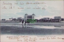 191260 AK Nordseebad Duhnen 1906 Strandhotel b. Cuxhaven Pferdewettrennen auf de