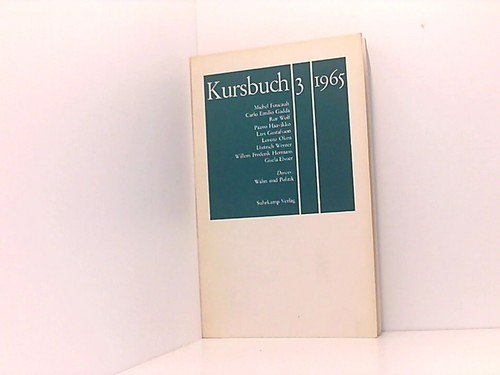Kursbuch mit beiträgen - kursbuch, [mit