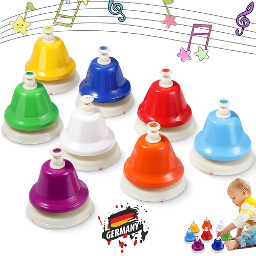 Handglocken musikspielzeug - 8x,