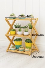 Bambus Regal 3 Ebenen Blumenregal Schuhregal Bücher Büro Badregal Holz Ablage