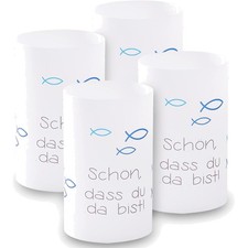 Windlicht Fisch Deko 8 Stück