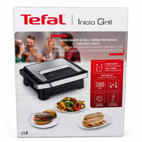 Tefal inicio grill panini - tefal,