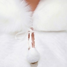 Damen Kunstpelz Bolero