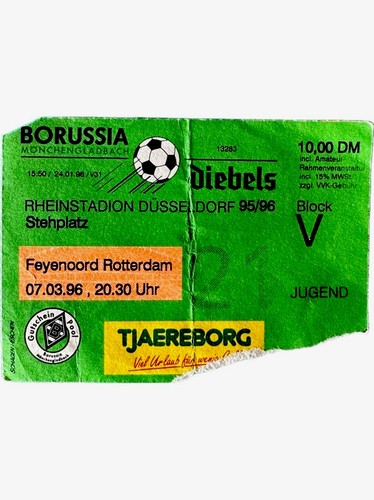 Ticket 1996 uefa cup borussia - 1996,