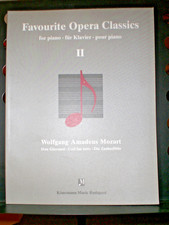 alte Noten Mozart opera classics II  für Klavier Urtext Könemann Music Budapest