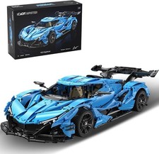 CaDA C64003 - Gumpert Apollo IE Hypercar Modell | 3.865 Teile, Master 1:8, Neu