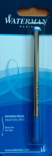 Waterman rollerballmine blau - blau, f