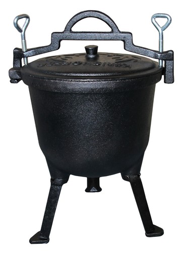 Gusseisen hexenkessel potjie - hexenkessel,