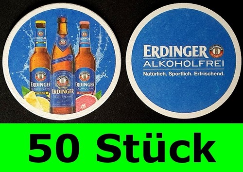 Stück bierdeckel erdinger - bierdeckel,