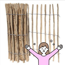 Staketenzaun Haselnussholz