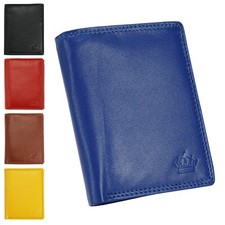 Geldbörse Herren Portemonnaie Echt Leder Börse Hochformat Geldbeutel RFID MANZA®