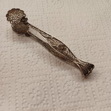 Antike filigrane Zuckerzange