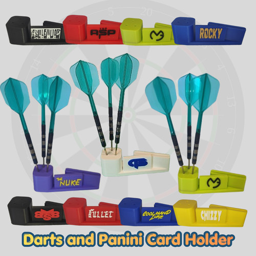 Darts und panini - panini, kartenetui