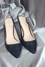 Slingpumps schwarz Gr. 37 mit