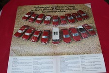 5374 Volkswagen Werbeprospekt 1969 * VW 1200 * VW Carman Ghia VW 8-Sitzer L u.a.