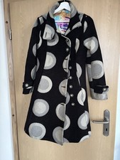 Desigual Damen Mantel Schwarz