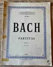 BACH PARTITAS NO's 1-3 KLAVIER