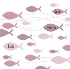 20 Servietten Kommunion Fische