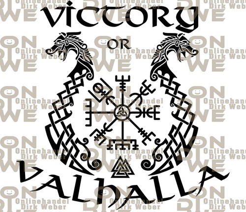 Aufkleber victory or - aufkleber, "victory
