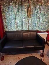 Zweisitzer Ledersofa Couch