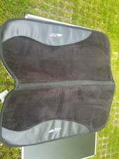 Stonedeek Westernpad in Schwarz mit Kunstfell Unterseite