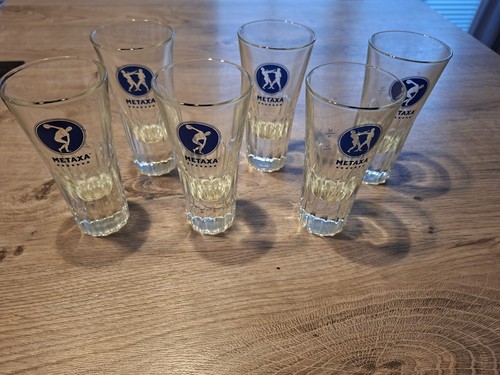 Metaxa gläser glas bedruckt - metaxa,