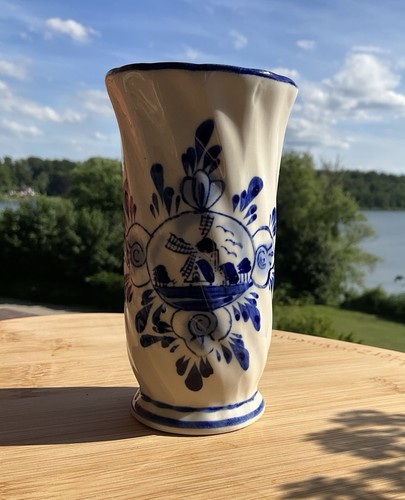 Kleine vase delfter stil - ,