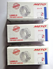 METO 17 Rollen Labels