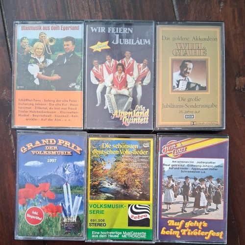 Musikkassetten konvolut - 6, x