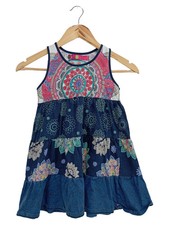 DESIGUAL Kinder Mädchen Freizeitkleid Gr. 128 Mehrfarbig Vintage Farbenfroh