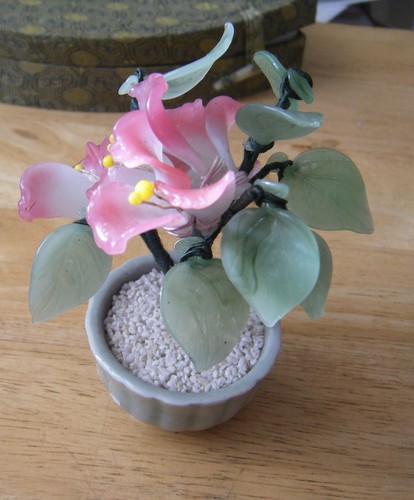 Vintage rosa und weiße