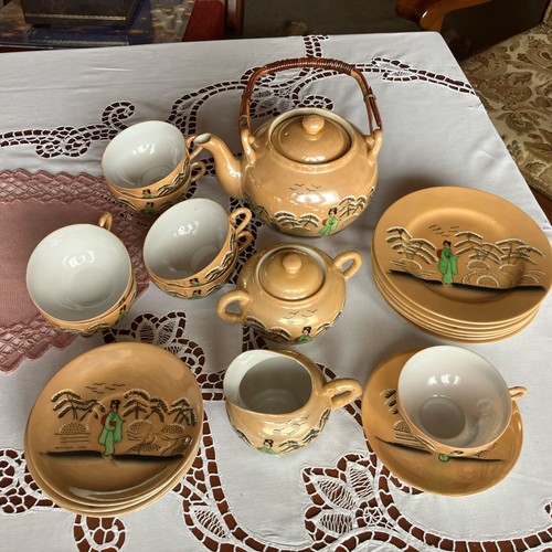 Japanisches teeservice aus - japanisches,